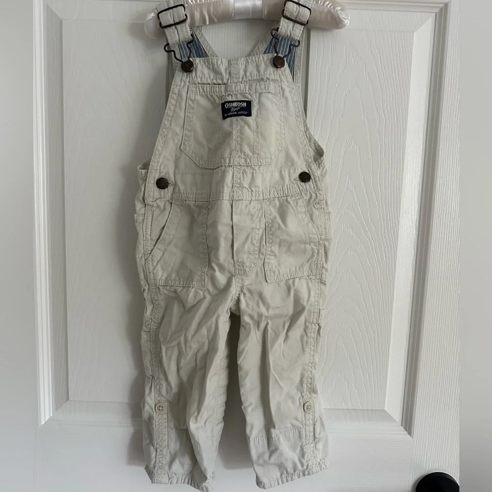 OshKosh B'gosh Kids Beige Overalls